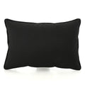 Coronado Rectangular Pillow Black Fabric