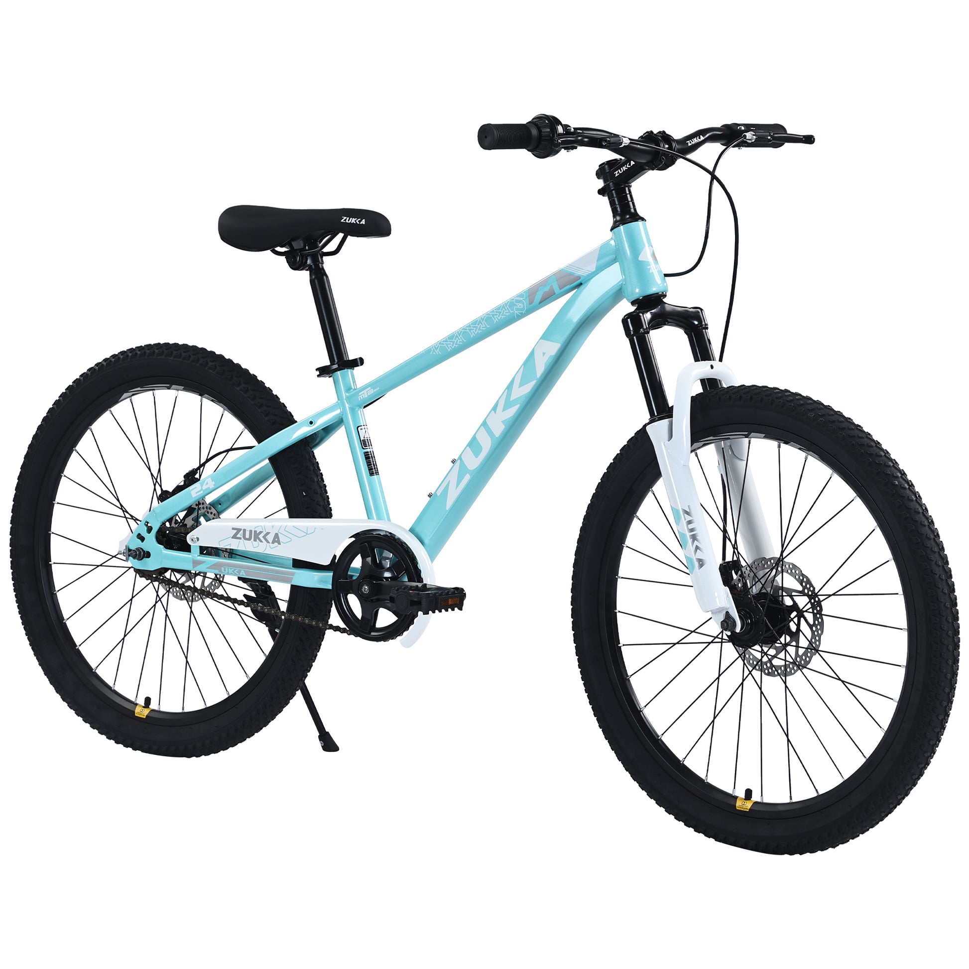 Mountain Bike,24 Inch Mtb For Boys And Girls Age 9 12 Years,Multiple Colors Cyan Steel