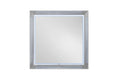Moon White Marble Mirror With Led Marble Solid Wood Mdf