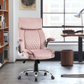 Swivel Office Room Chair Executive Desk Chair Velvet Caster Metal Pink Office Foam Dry Clean American Design,Cute,Modern Handle Office Chairs Foam Adjustable Height Velvet