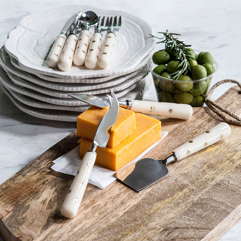 S 3 Cheese Servers In Box Multicolor Steel