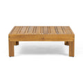 Oana Corner Chair Table, Beige Beige Acacia Wood
