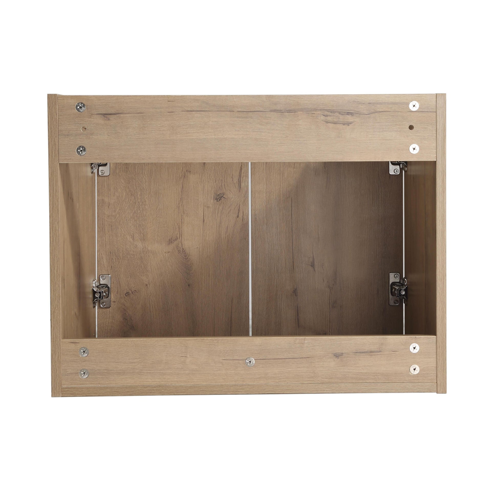 36" Wall Mounted Bathroom Vanity With Sink And Side Cabinet, Soft Close Doors,00112Imox2 0624Imo 0612Gwh Combination Cabinet Kd Packing Imitative Oak Bathroom Modern Plywood Plywood