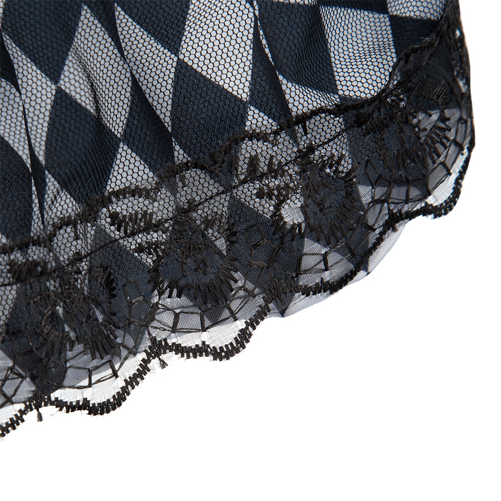 21"H Halloween Sitting Witch Decor Black Polyester