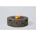 9'' H X 28'' W Fibre Reinforced Concrete Outdoor Fire Pit Charcoal Grey Stainless Steel