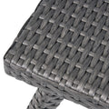 Honolulu Brown Side Table Grey Rattan