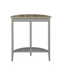 Justino Natural Oak & Gray Finish Console Table Gray,Oak Synthetic Wood