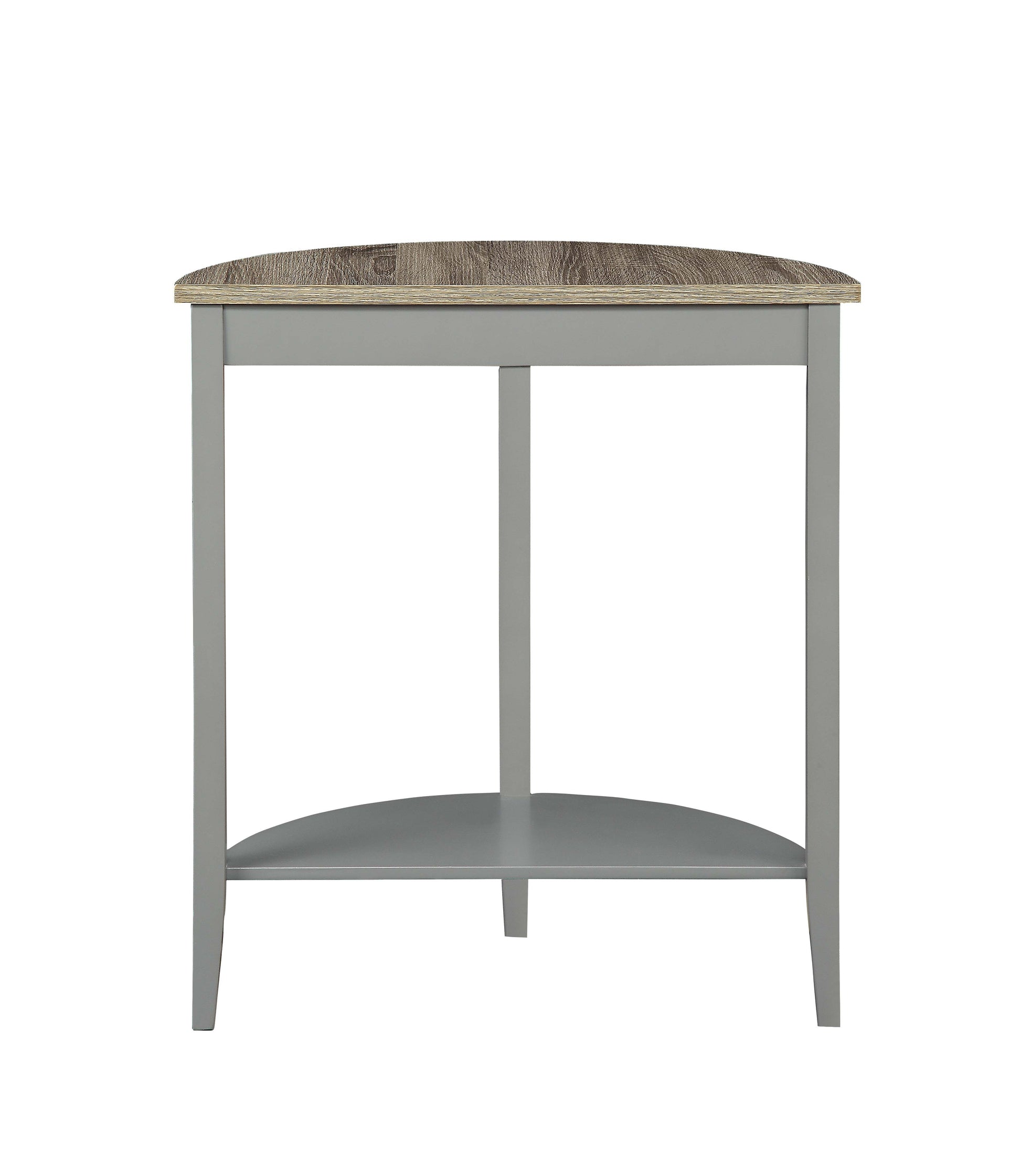Justino Natural Oak & Gray Finish Console Table Gray,Oak Synthetic Wood