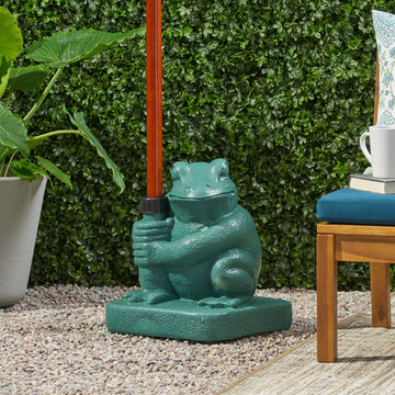 Neptune Umbrella Base Green Concrete