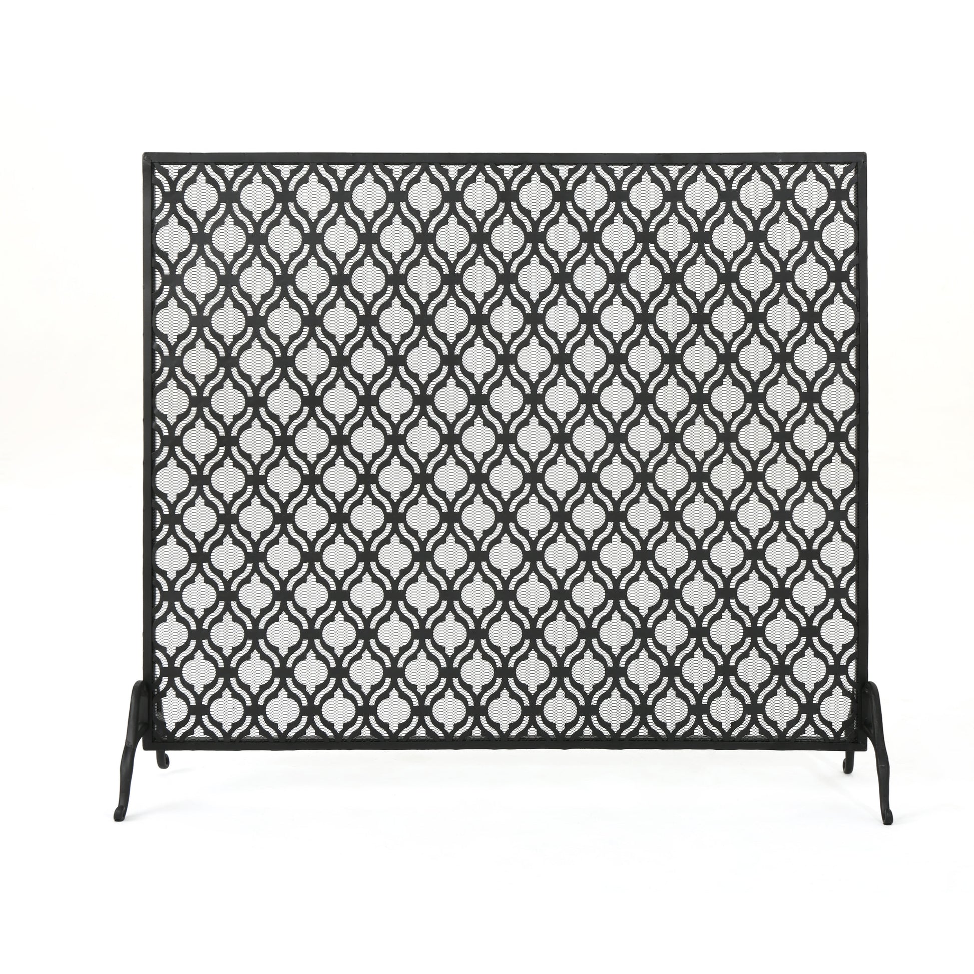 Fire Screens Black Iron