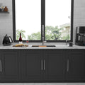 Gunmetal Black Workstation Kitchen Sink 30