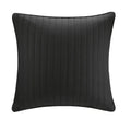 Cotton Quilted Euro Sham Black Euro Sham Black Cotton