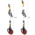 Drywall Sander, 780W Electric Drywall Sander With Vacuum Dust Collection 6.5A Motor Dustless Floor Sander With Variable Speed 900 1800Rpm, Led Light, Extendable & Foldable Handle Yellow Black Abs