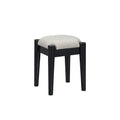 3 Pieces Bedroom Set With Queen Size Wooden Bed Frame, 1 Vintage Nightstand And 1 Makeup Vanity Set With Stool,Black Expected Arrival Time: 08.23 Queen Black 3 Piece Set Wood