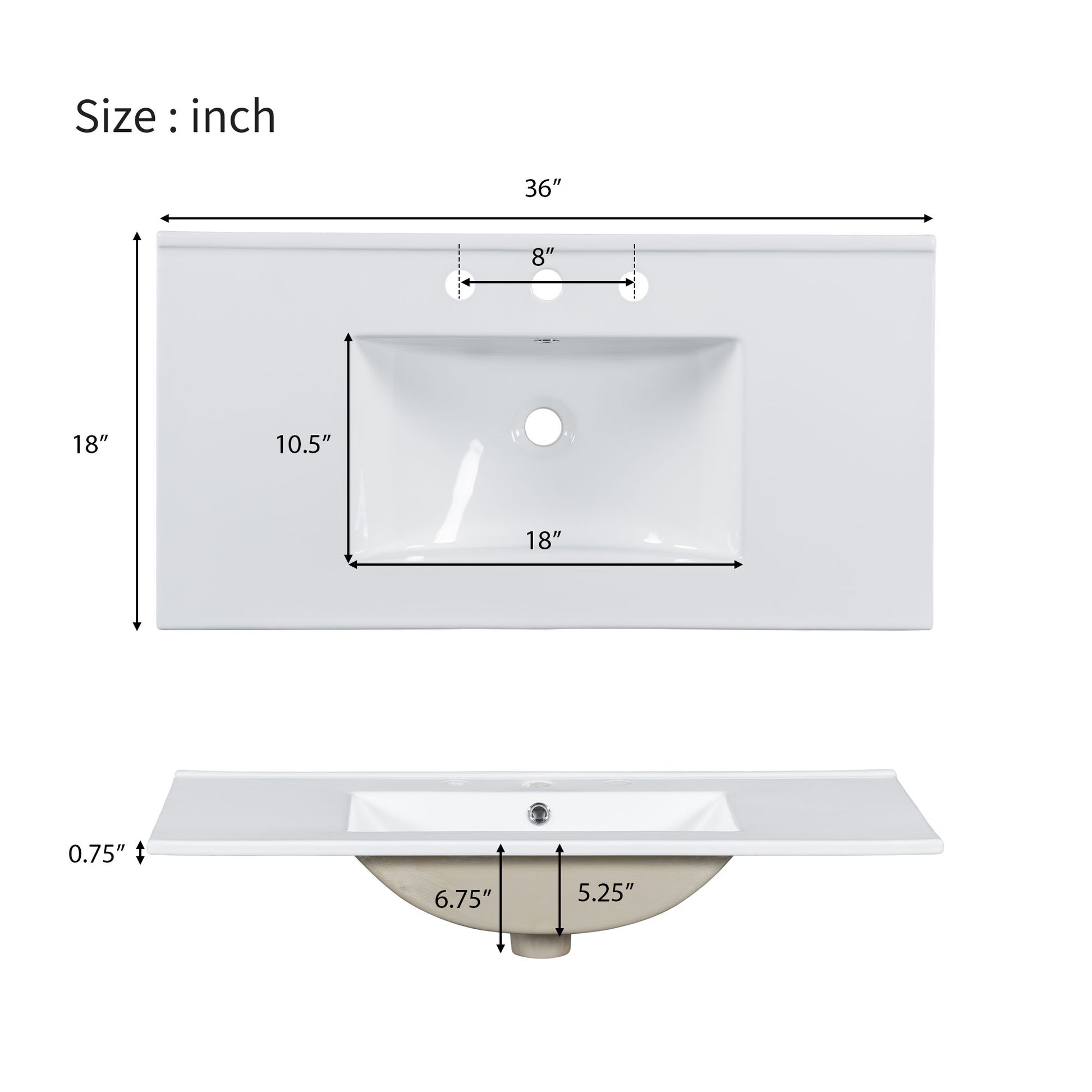 36 Inch Bathroom Vanity With Two Soft Close Doors, Adjustable Shelves And Three Soft Close Drawers Black Bathroom Solid Wood Mdf