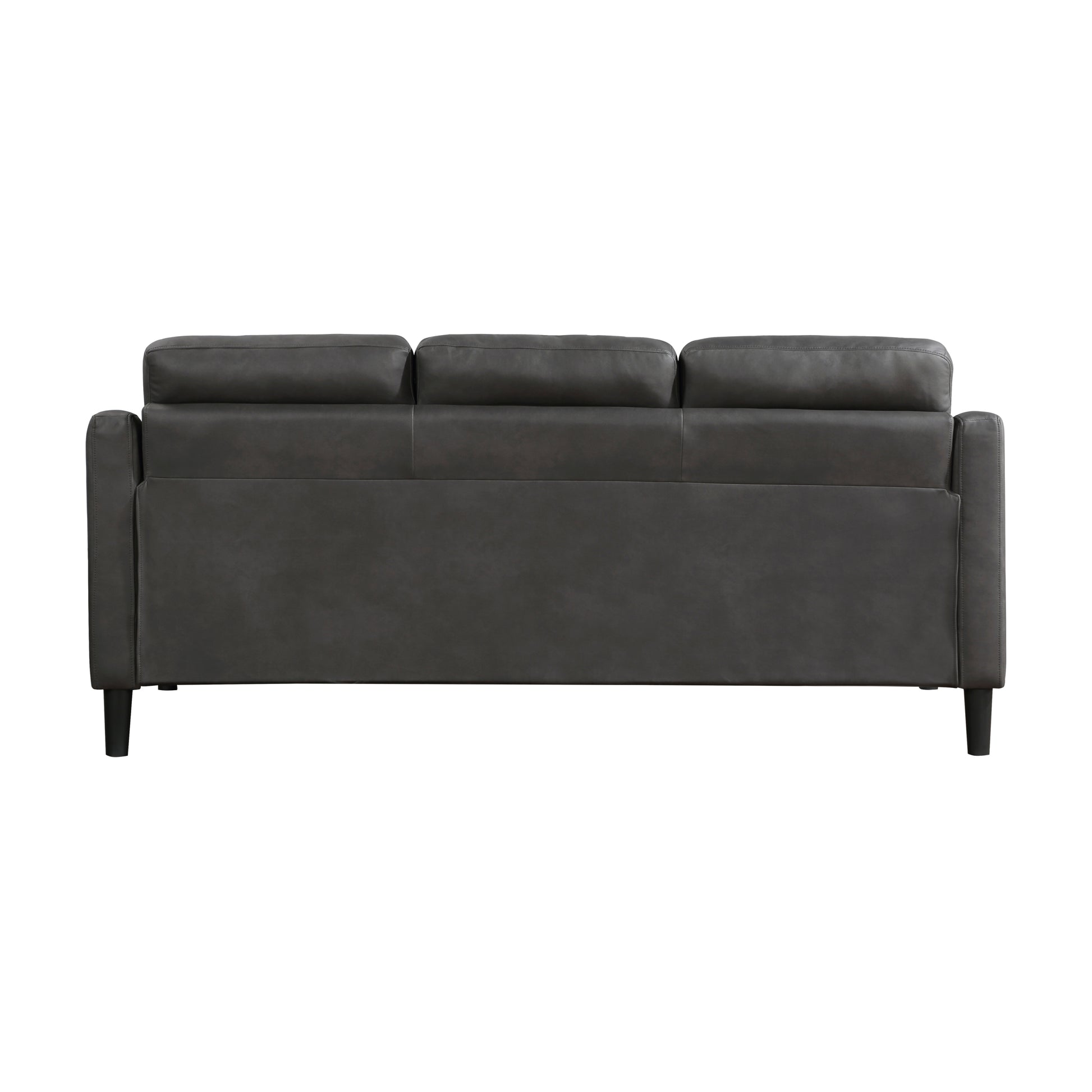 Gray 2Pc Sofa Set Microfiber Upholstered Sofa Loveseat Set Button Tufted Contoured Arms Solid Wood Frame Casual Living Room Furniture Gray Microfiber Wood Primary Living Space Traditional,Transitional Solid Wood 5 Seat