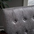 Club Chair, Mid Century Modern Microfiber Club Chair With Wood Frame Slate Microfiber