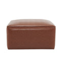 Isabella Pu Ottoman Light Brown Foam Pu