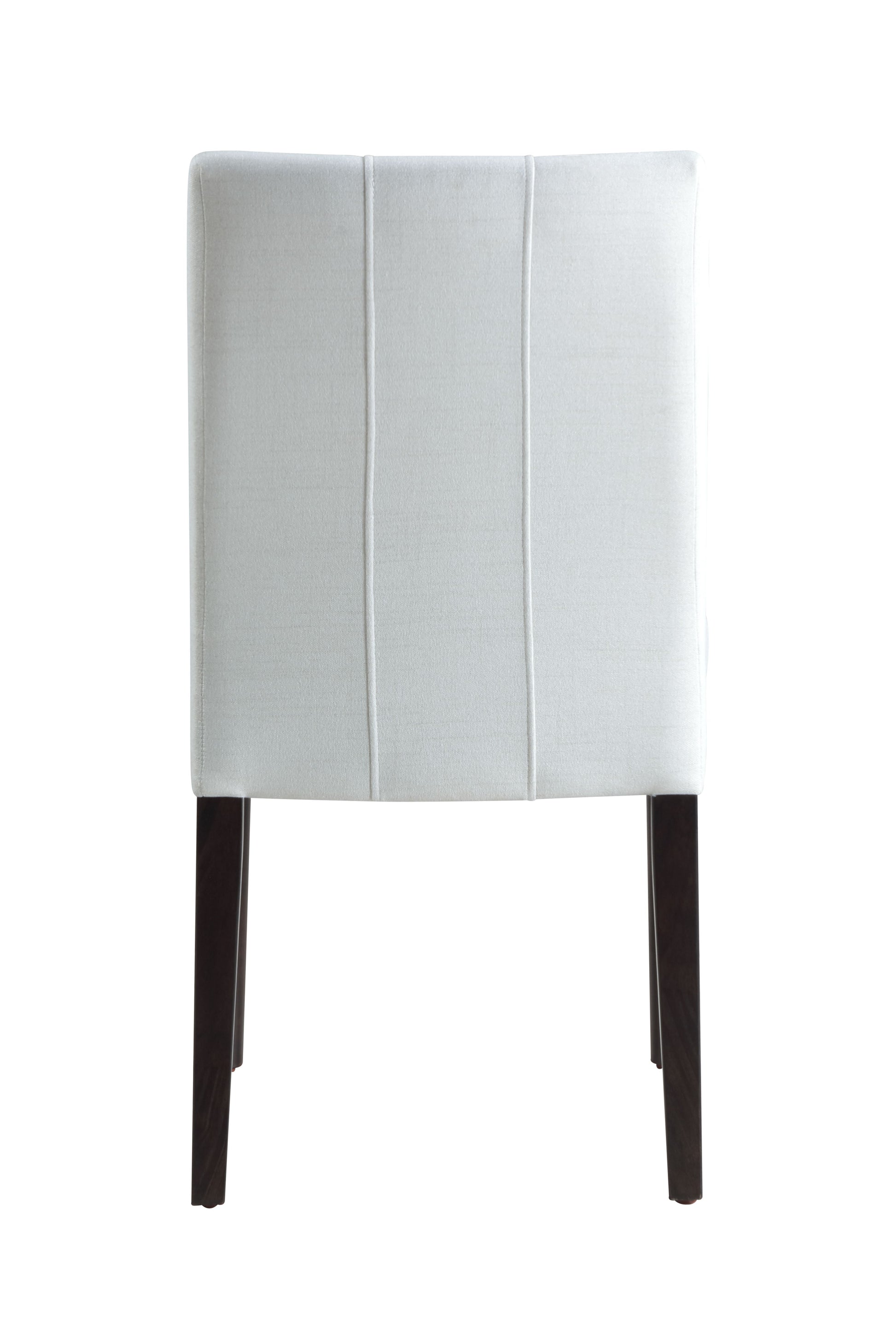 Carena White Finish Side Chair Set Of 2 White Synthetic Wood