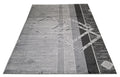 Jersey Area Rugs, Carpets For Livingroom, 5X7 Area Rugs ,3394 Grey Rectangle 5&7 Grey Contemporary Abstract Polypropylene