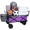480Lbs Collapsible Wagon With Canopy,Wagon Stroller With 7