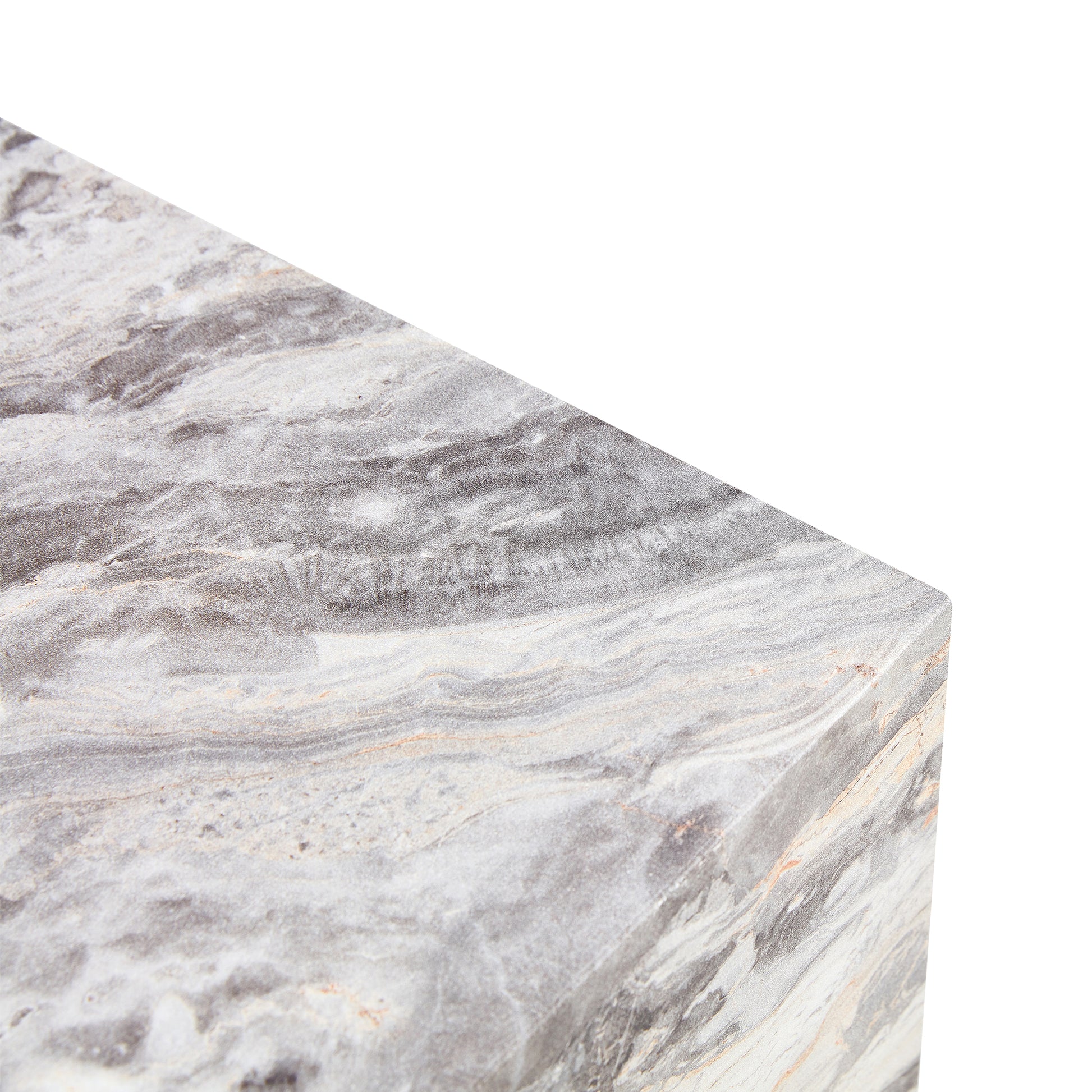 Modern Mdf Coffee Table With Grey Texture Pattern 39.3X23.6X11.8 Inches Stylish And Durable Design Grey Mdf