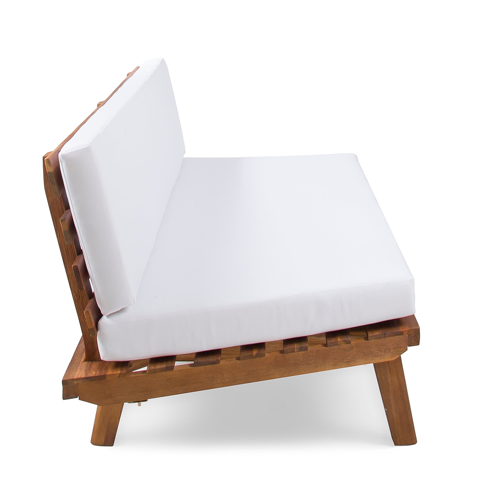 Hillcrest 2 Seater Sofa Right Side White Acacia Wood