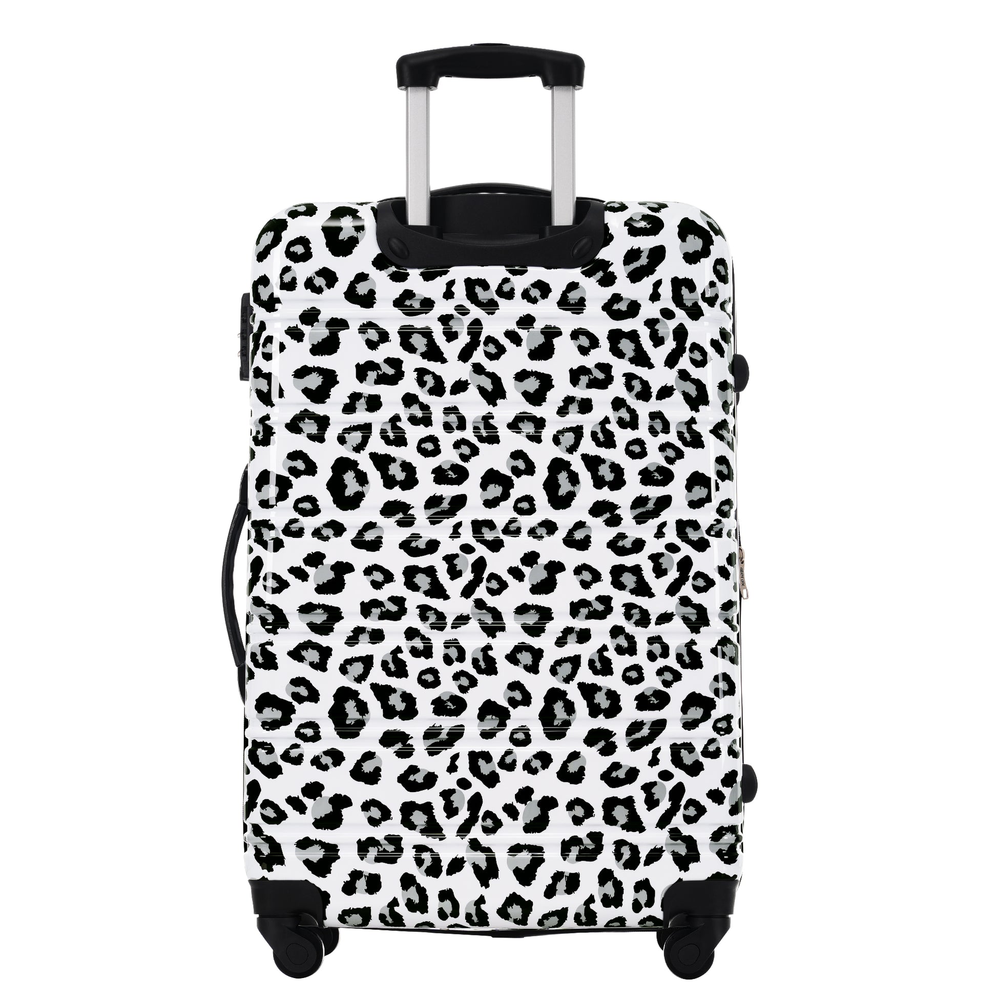 Hardshell Luggage Sets 3 Pcs Spinner Suitcase With Tsa Lock Lightweight 20" 24" 28" Luggages White Black Leopard Pc
