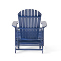 Malibu Reclining Adirondack Chair Blue Acacia Wood