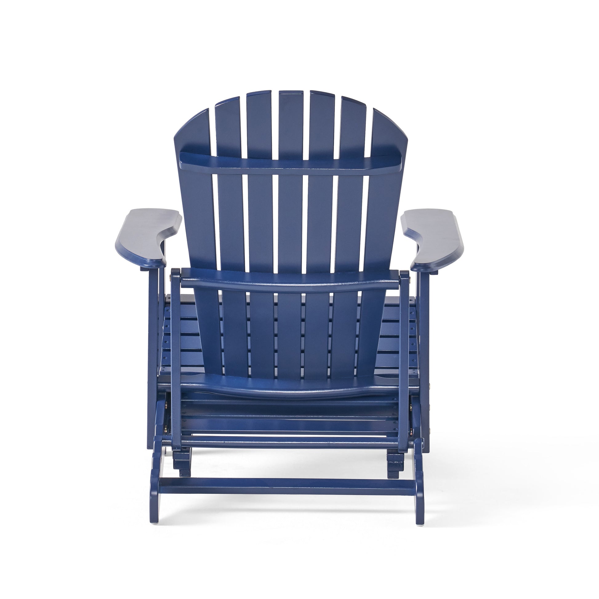 Malibu Reclining Adirondack Chair Blue Acacia Wood