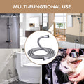 71 Inches Shower Hose Extra Long Handheld Shower Head Hose Extension Replacement Brushed Nickel Stainless Steel