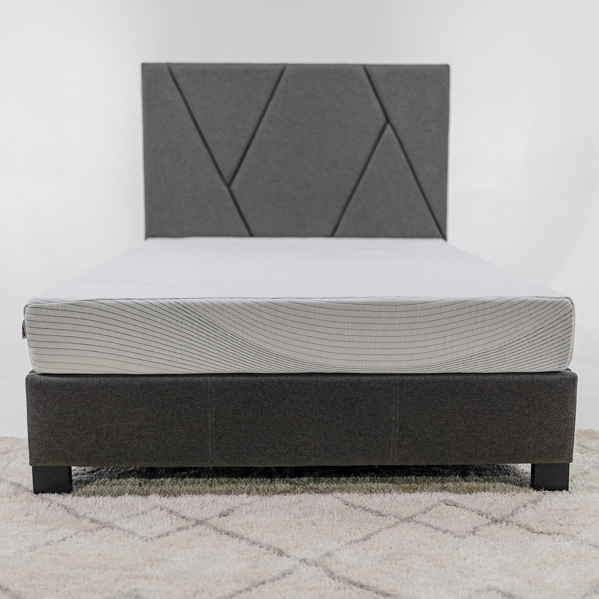 Regen 8 Inch Cooling Copper Infused Memory Foam Adult Mattress, King Size White Memory Foam Foam King