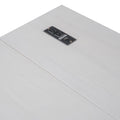Queen Murphy Bed With Large Drawers,White Queen White Plywood