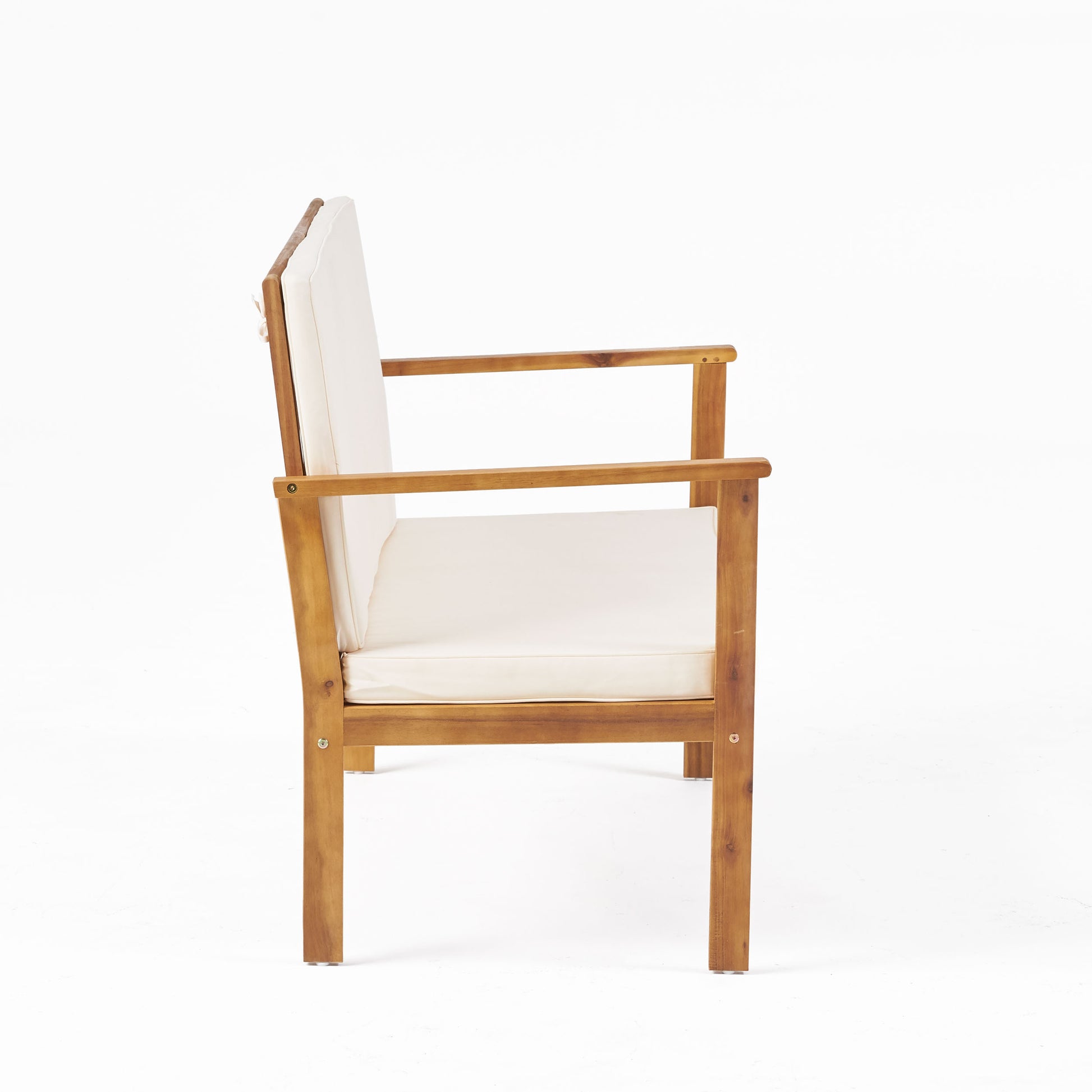 Luciano Seat Brown Wood