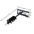 Skid Steer Post Hole Auger Drive Attachment, 18