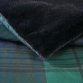 Faux Wool To Faux Fur Down Alternative Comforter Set King Multicolor Polyester