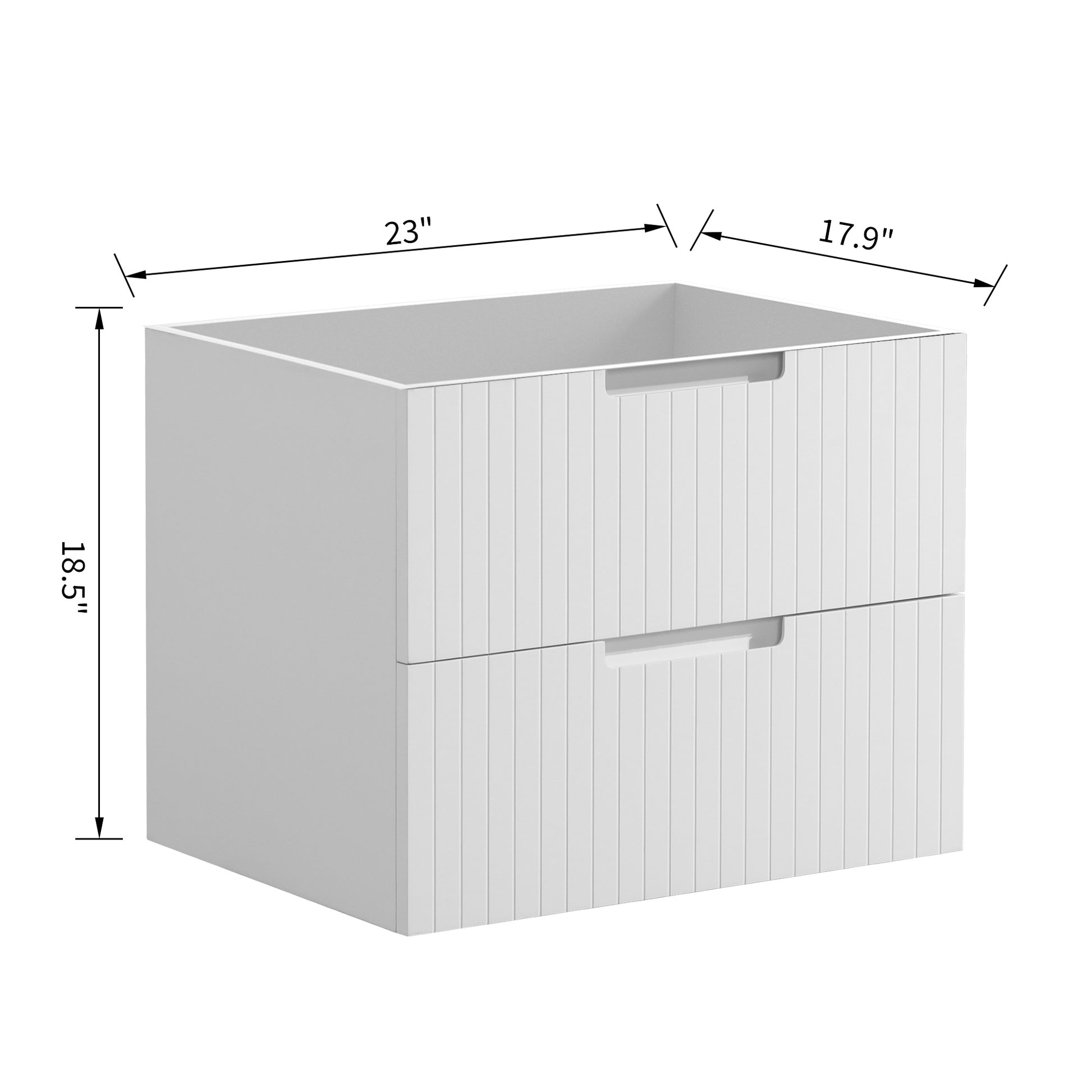 Hk2301 24 Wh Cabinet White Mdf