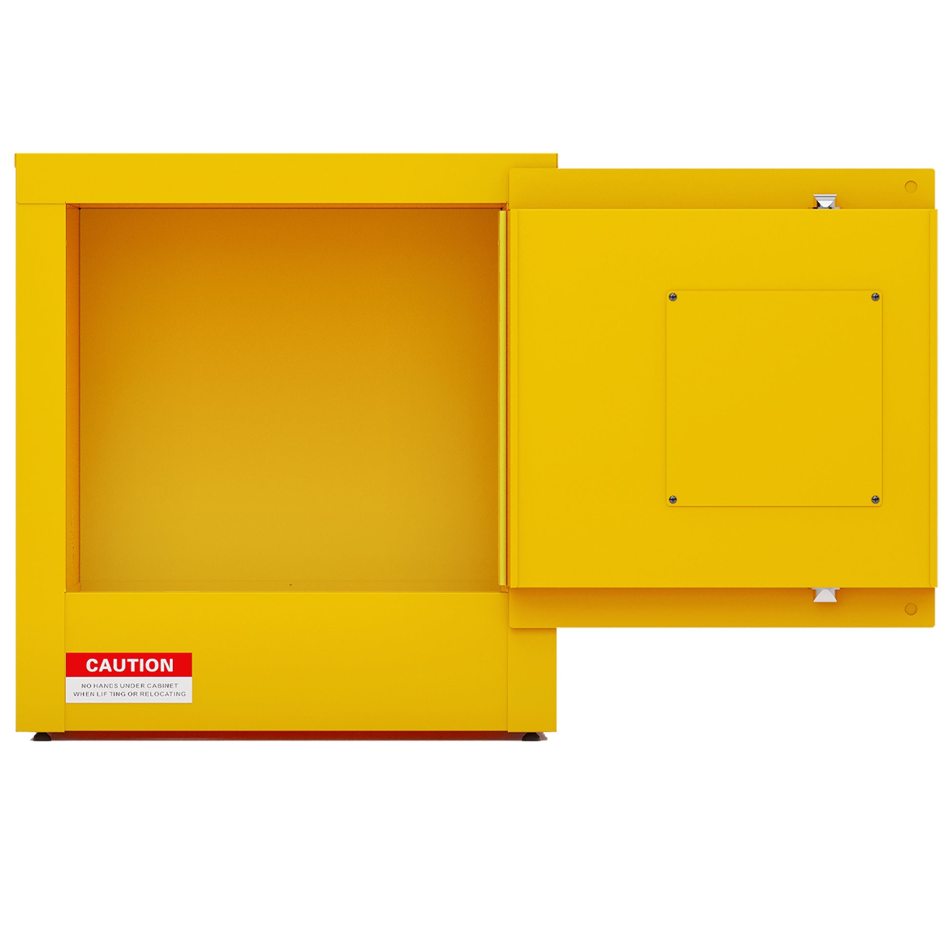 Flammable Safety Cabinet, Galvanized Steel, Laboratory Cabinets Explosion Proof Cabinets Anti Corrosion Reagents Instruments Protection Supplies Cabinet Antique Yellow Steel