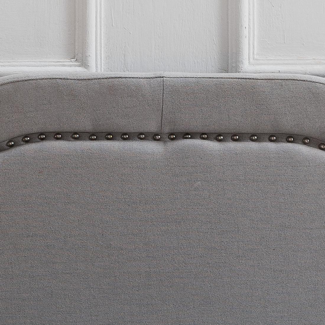 Broxton Headboard Queen Light Grey Fabric