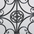 Wilmington Fireplace Screen Black Silver Iron