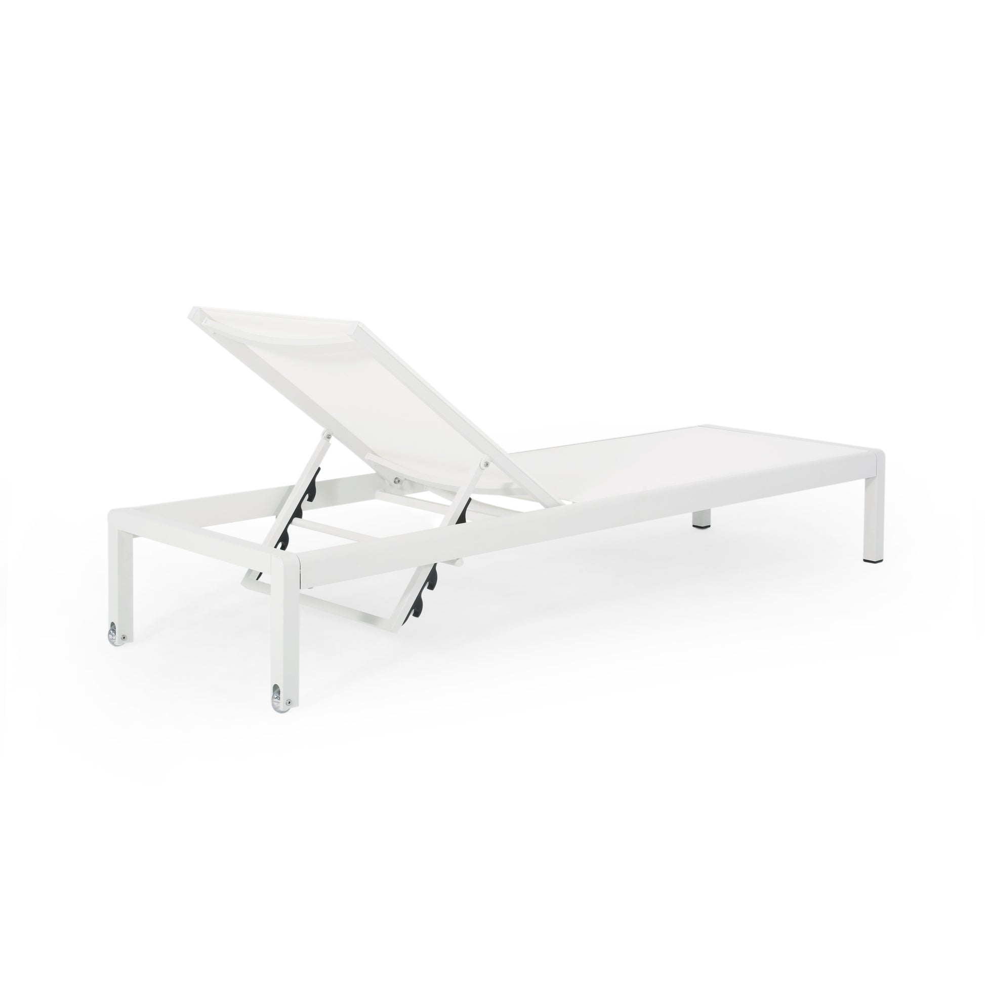 Cape Coral Kd Chaise Lounge White Mesh