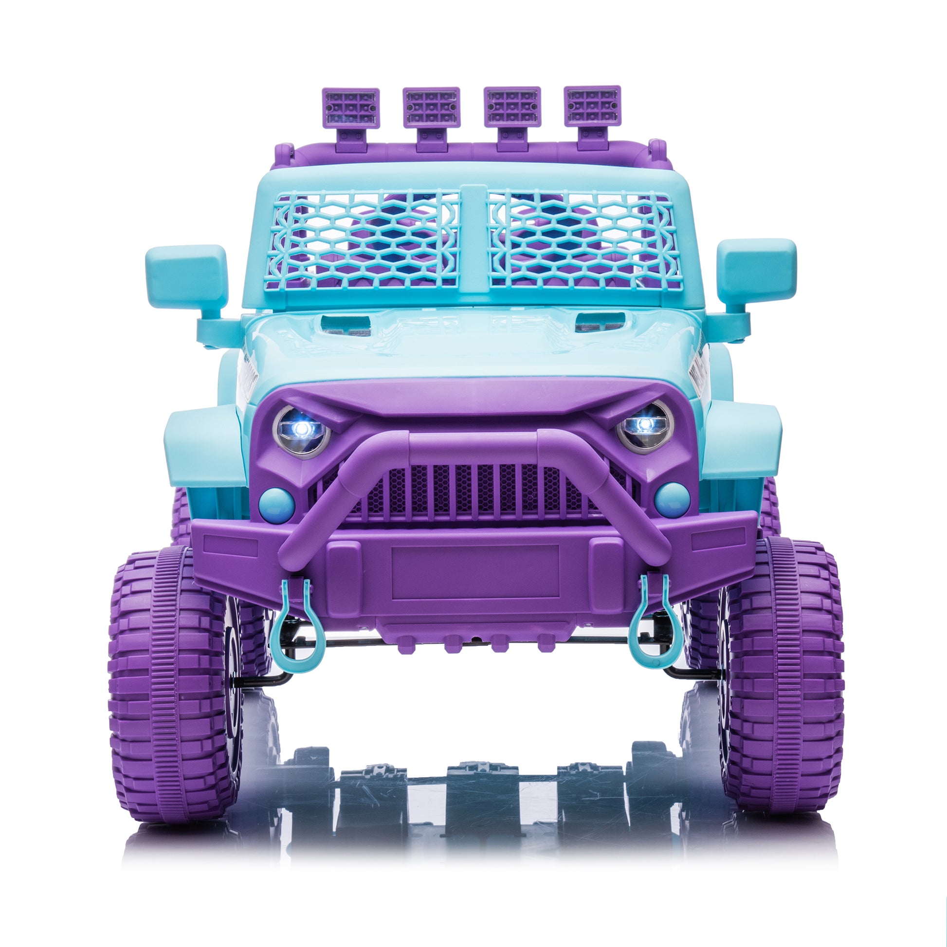 24V Kids Ride On Car W Parents Remote Control,400W Motor,Four Wheel Suspension,Adjustable Speed,Usb,Mp3,Music,Bluetooth,Large Display Screen,Power Display,Portable Handle,Safety Belt For Kids Aged 3 . Purple 50 99 Lbs Polypropylene