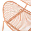 Elba Chair Set Of 2 Orange Iron
