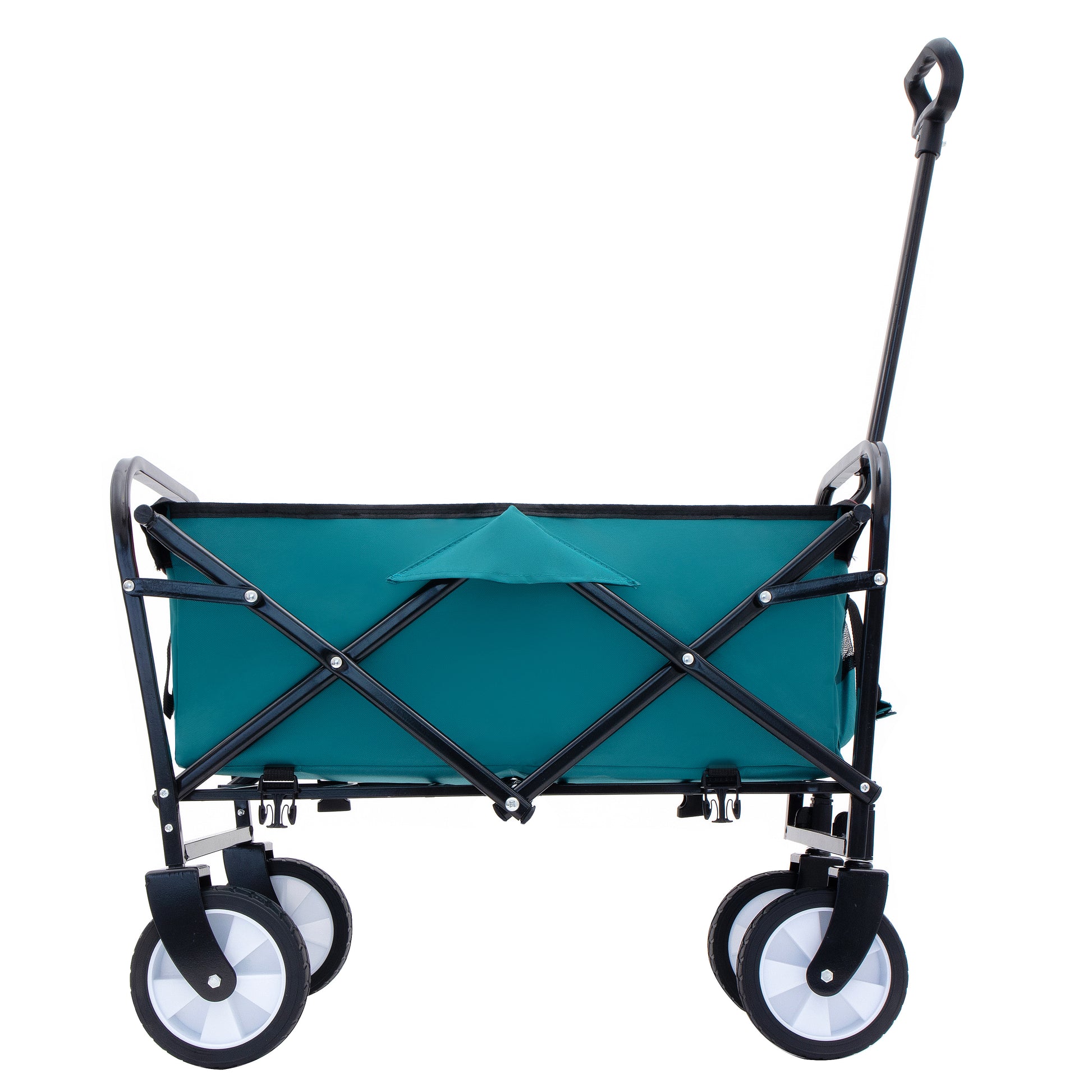 Minimeetall Multi Use Bag,Collapsible Foldable Wagon Cart Beach Wagon Heavy Duty Utility Cart Utility Wagon Grocery Cart For For Camping 3Pcs Plastic Liner Bag Covercyan Cyan Steel