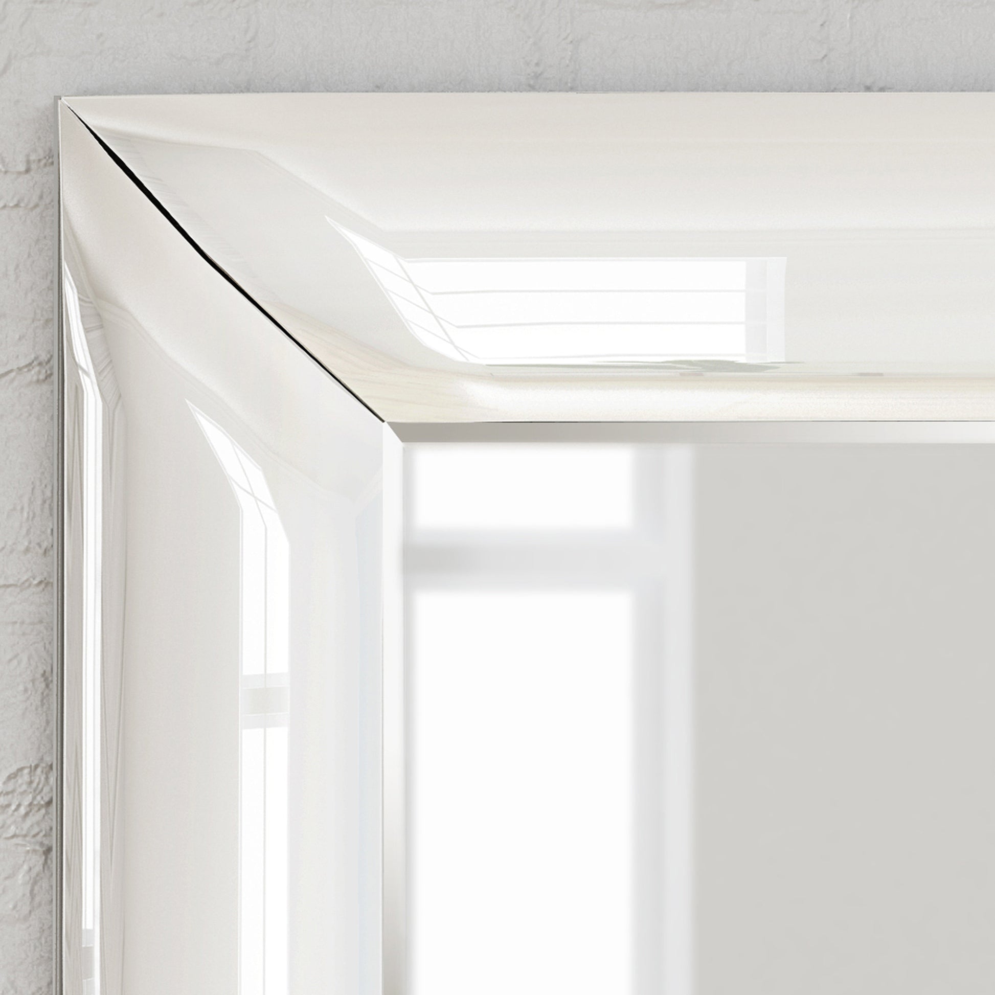 Curved Rectangle Mirror Clear Mdf