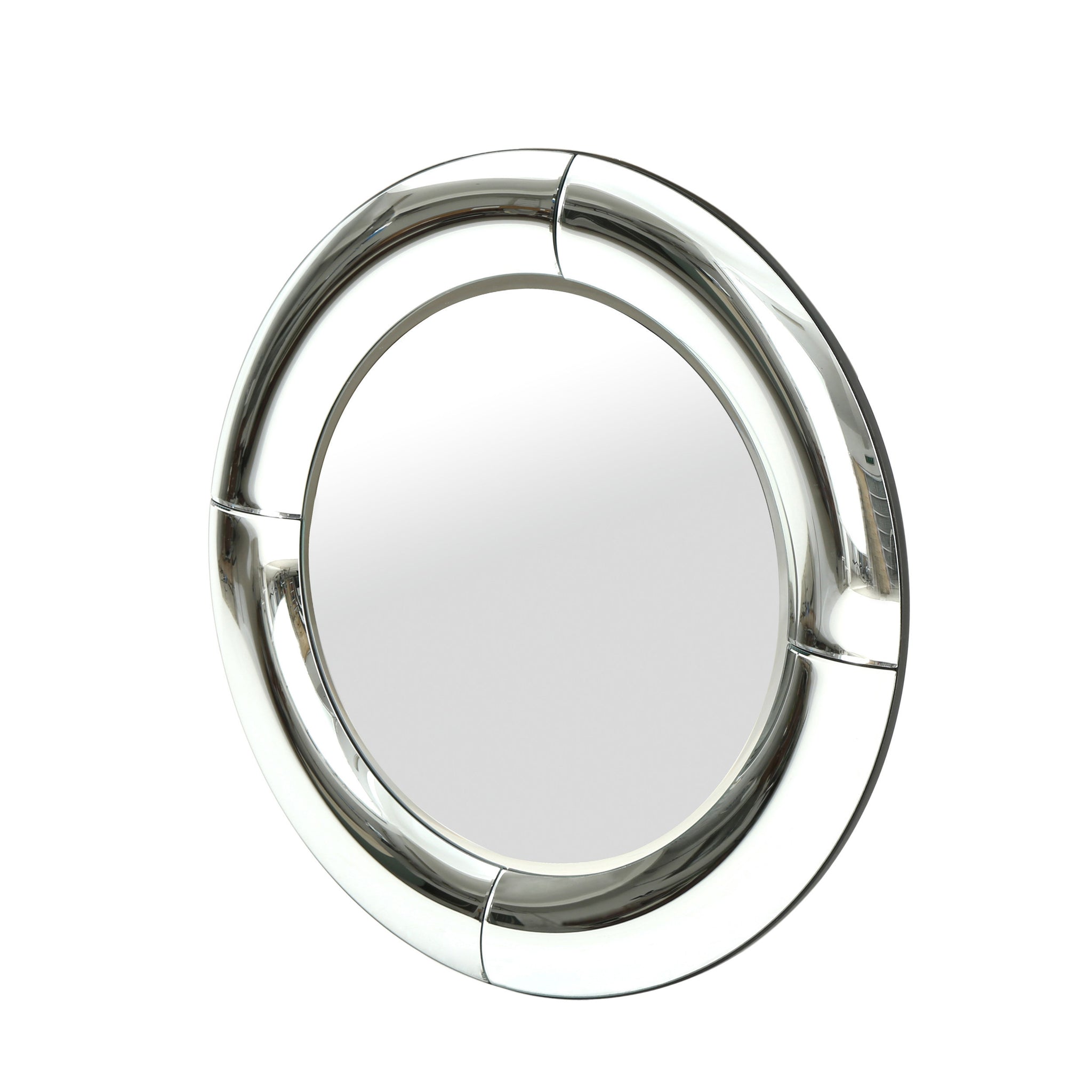 Curved Round Mirror Clear Mdf