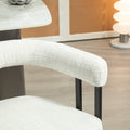 Coolmore Contemporary Designed Chenille Fabric Upholstered Accent Dining Chair Barrel Side Chairs Kitchen Armchair For Living Room Set Of 2 Beige Chenille Beige Foam Chenille