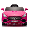 Licensed Mercedes Benz Cls 350,12V Kids Ride On Toy Car W Parents Control,2Wd,Four Wheel Suspension,Music,Bluetooth,Led Light,Usb,Power Display,Volume Adjustment,Speeds 1.24 3.11Mph For Kids Aged 2 4. Pink 50 99 Lbs Polypropylene