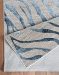 Elegance Gc Cnc6006 Blue 2 Ft. 7 In. X 7 Ft. 3 In. Area Rug Blue Polyester