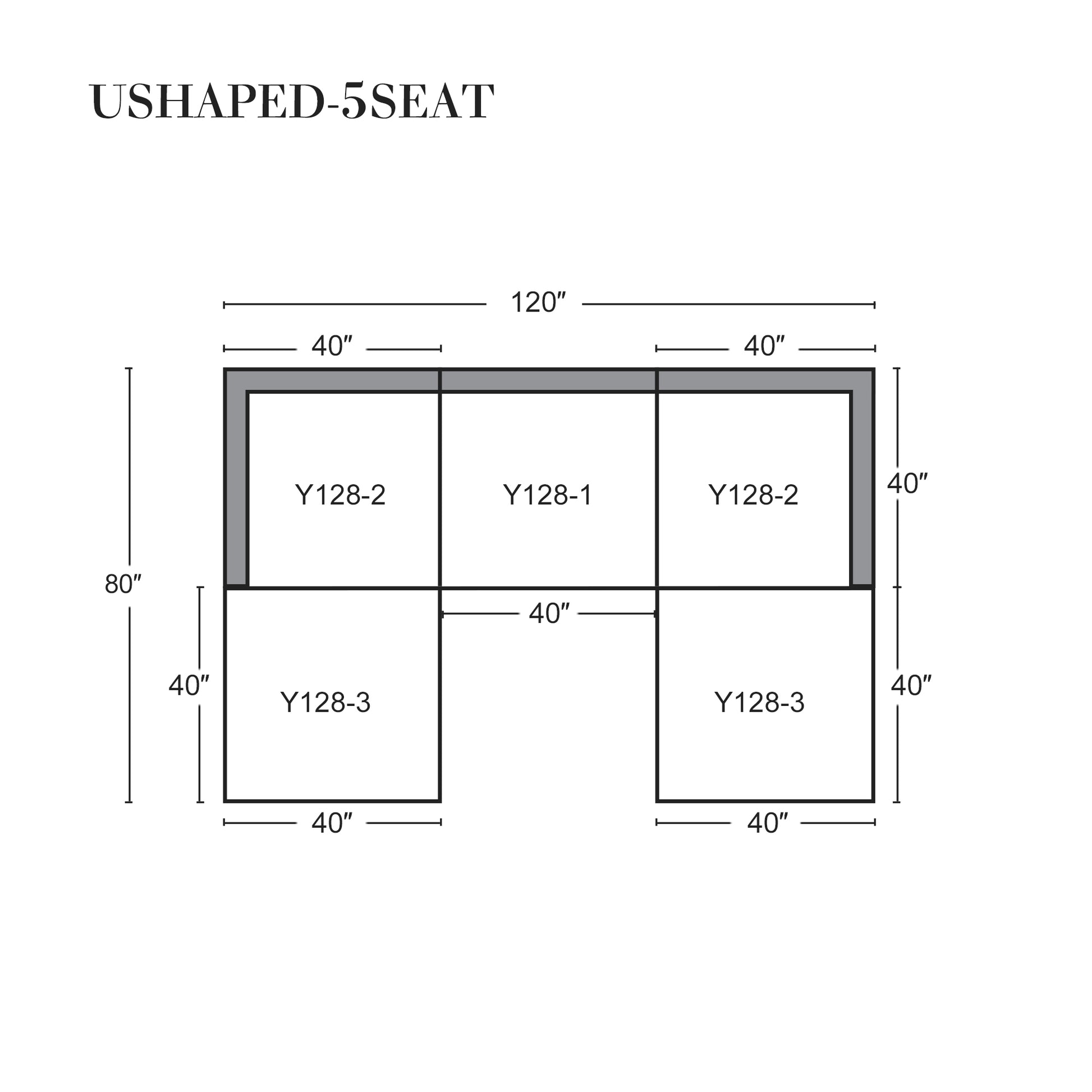 Large Size Modular Cloud Sofa 5 Seats Down Sofa Bed Apartment Living Room Sofa 3Seaters 2Ottoman White Down Filling 5 Seat